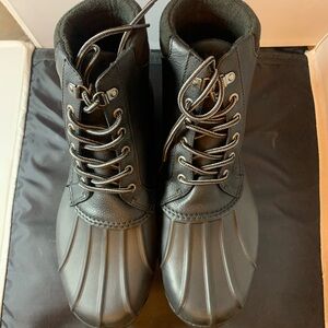 Sperry Avenue Duck Boots Men’s Black Waterproof Winter Boots Size 9.5 NWB